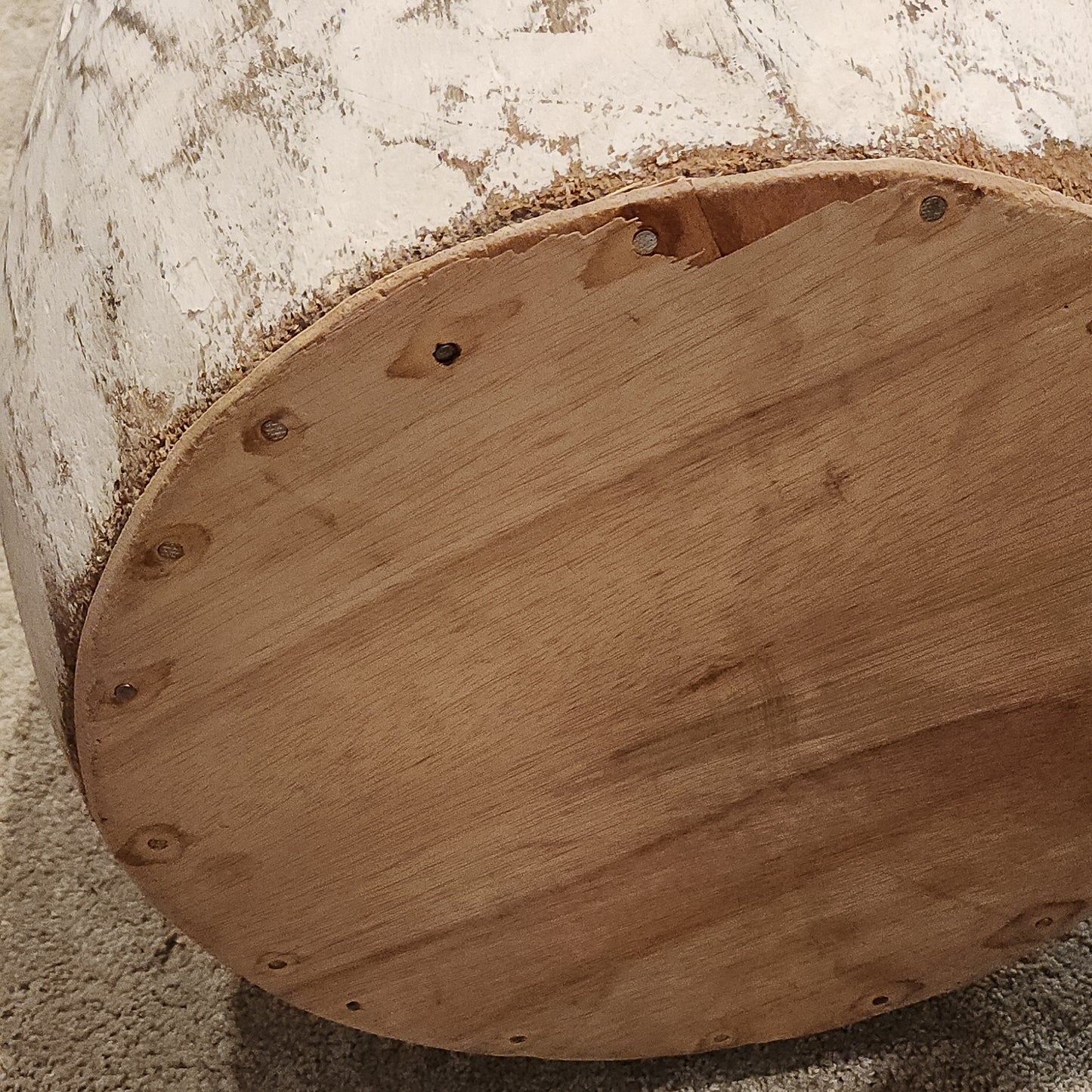 Carved Palm Floor Vase