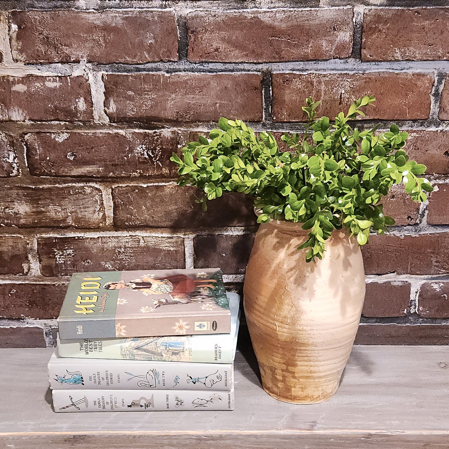 Paddled Stoneware Vase
