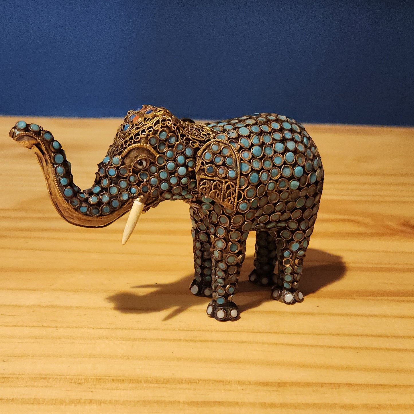 Brass Filigree Elephant