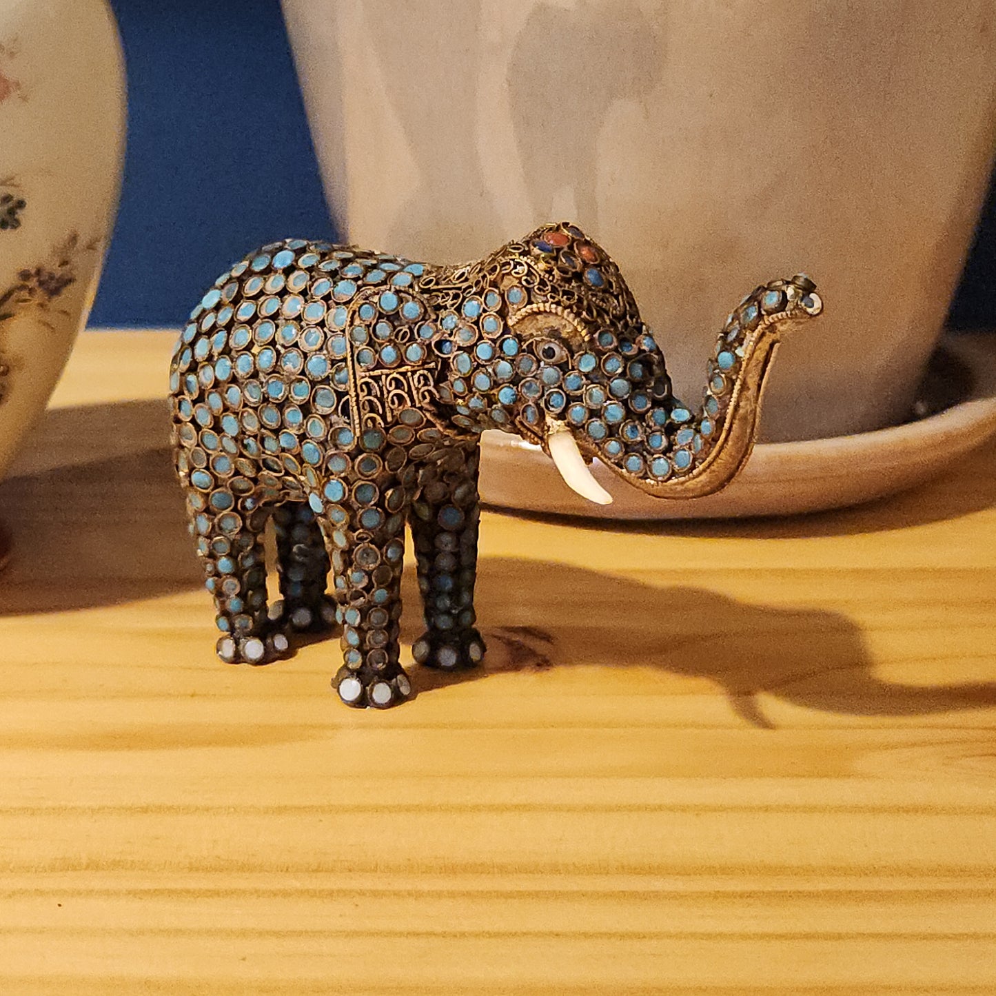 Brass Filigree Elephant