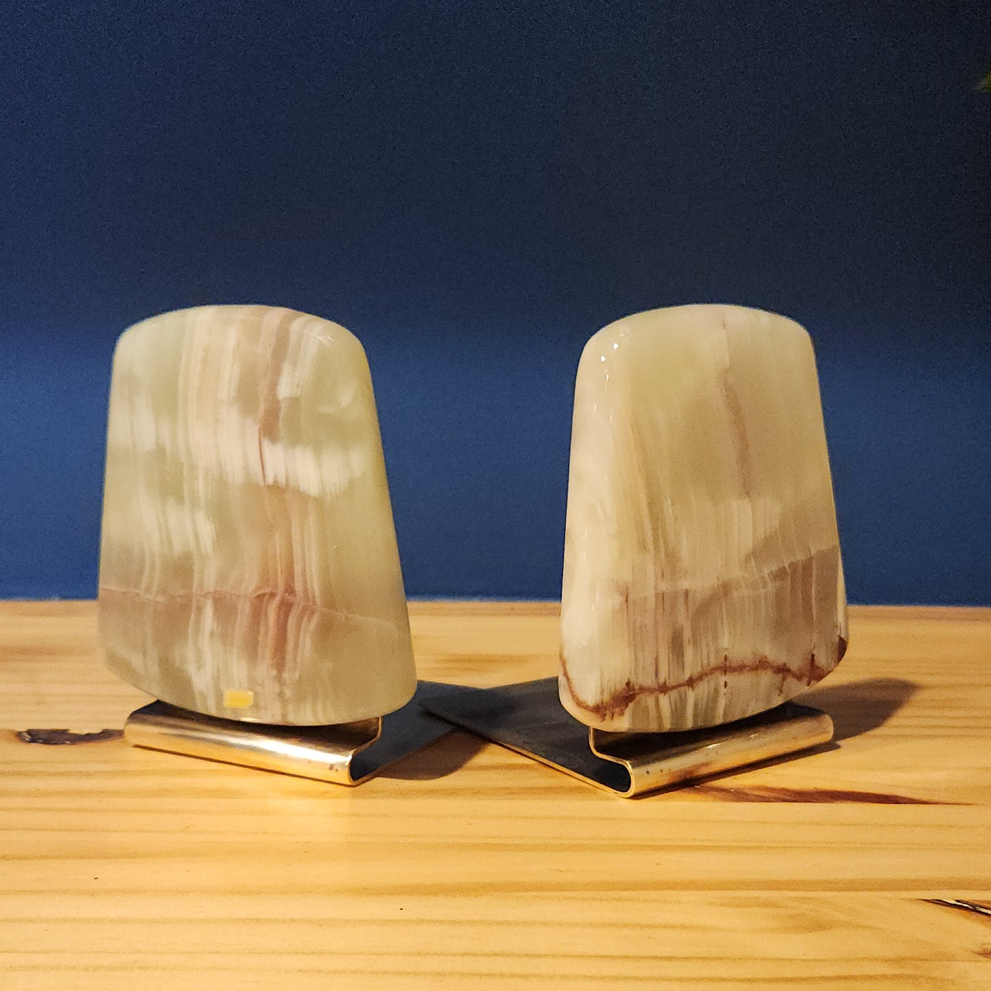 Onyx Stone Bookends