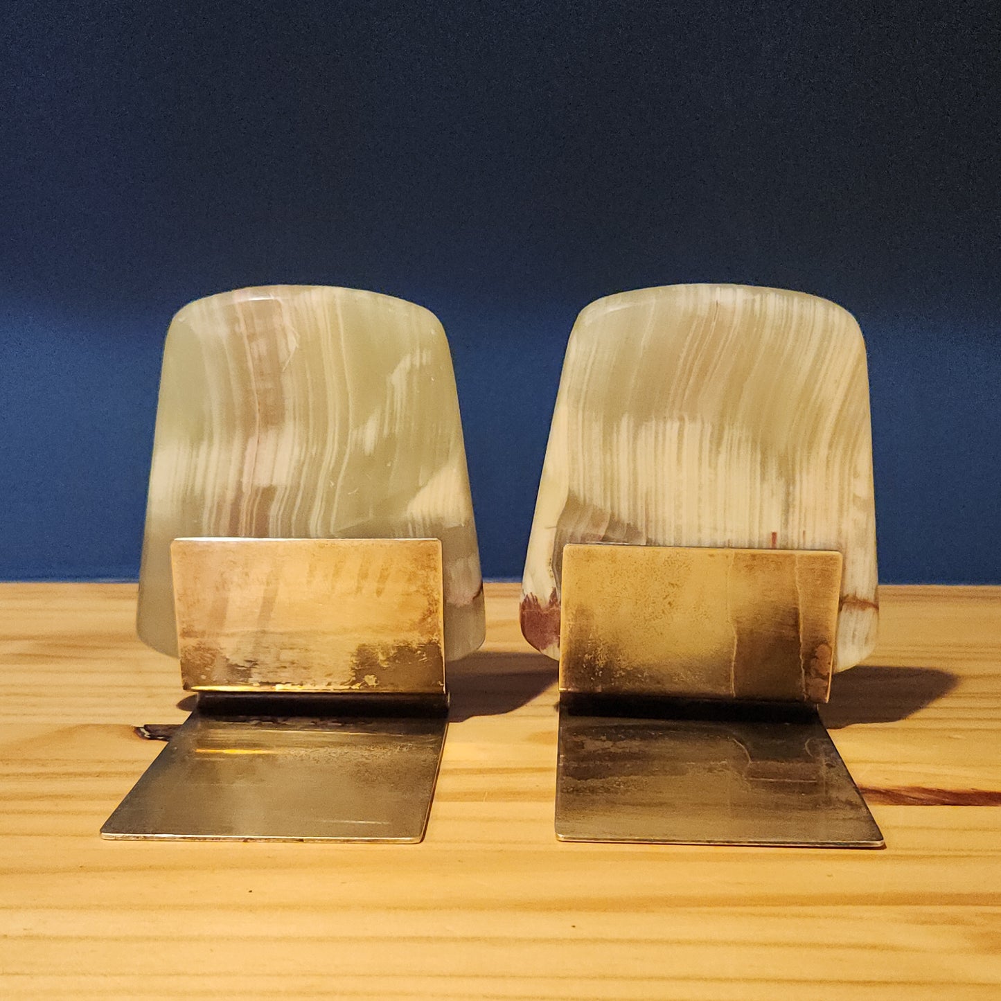 Onyx Stone Bookends