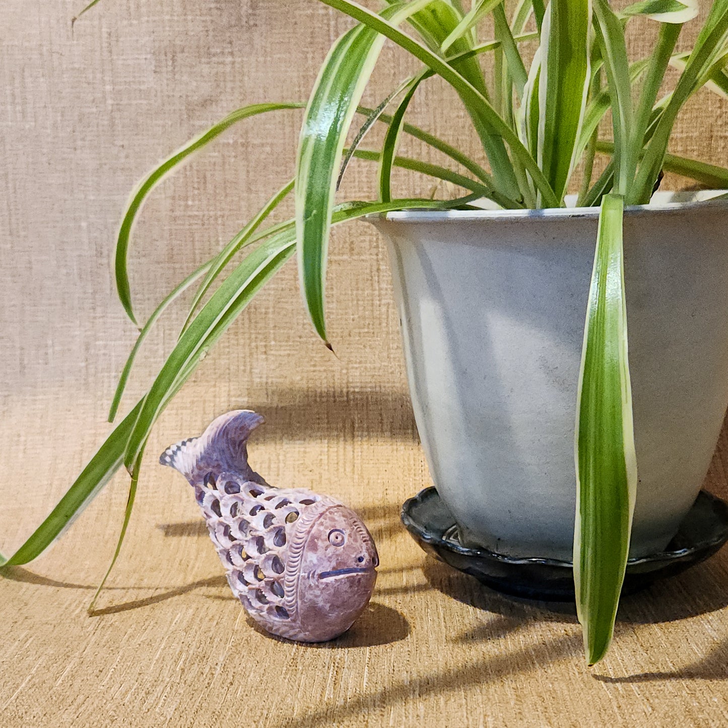 Pink Fish Figurine