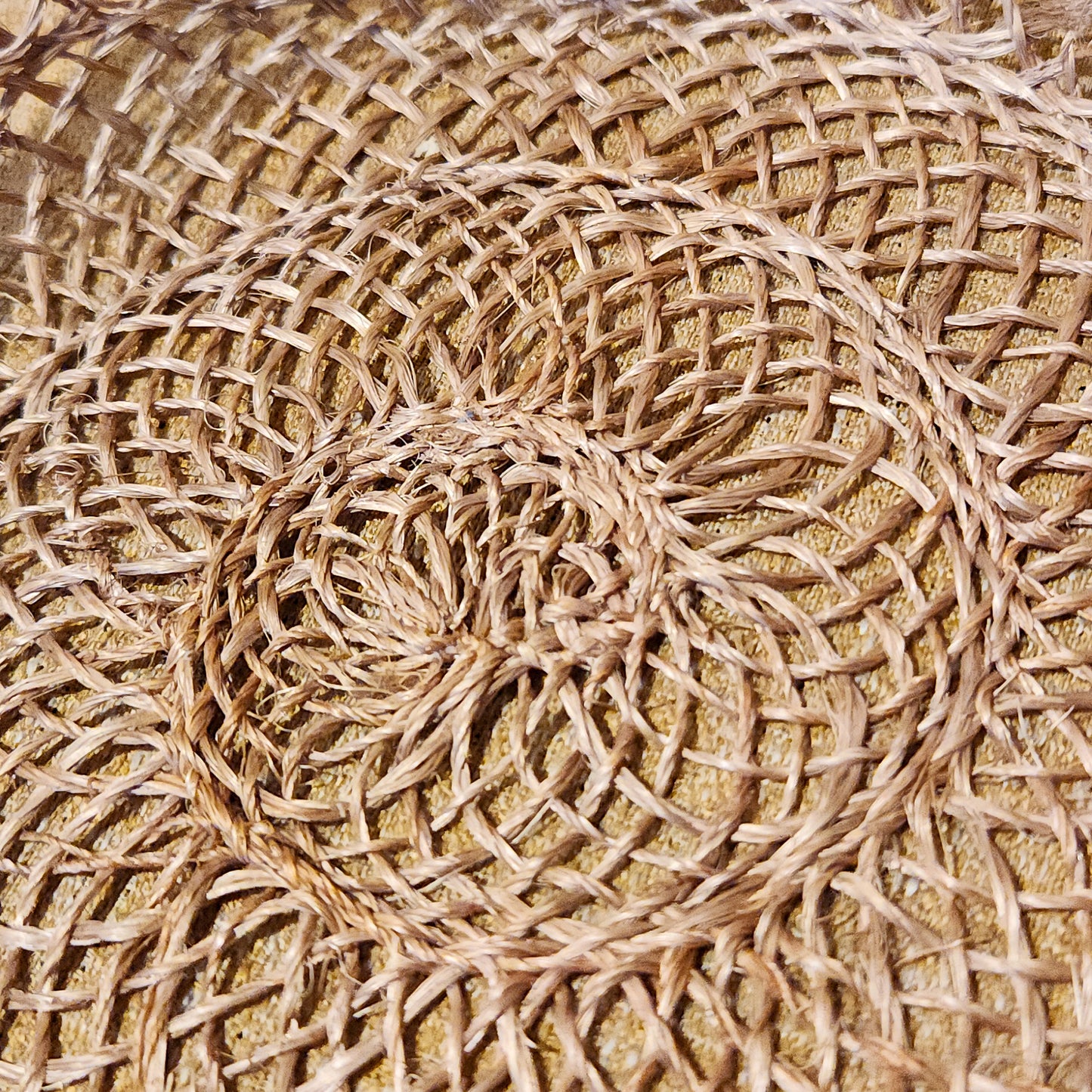 Round Abaca Fiber Basket