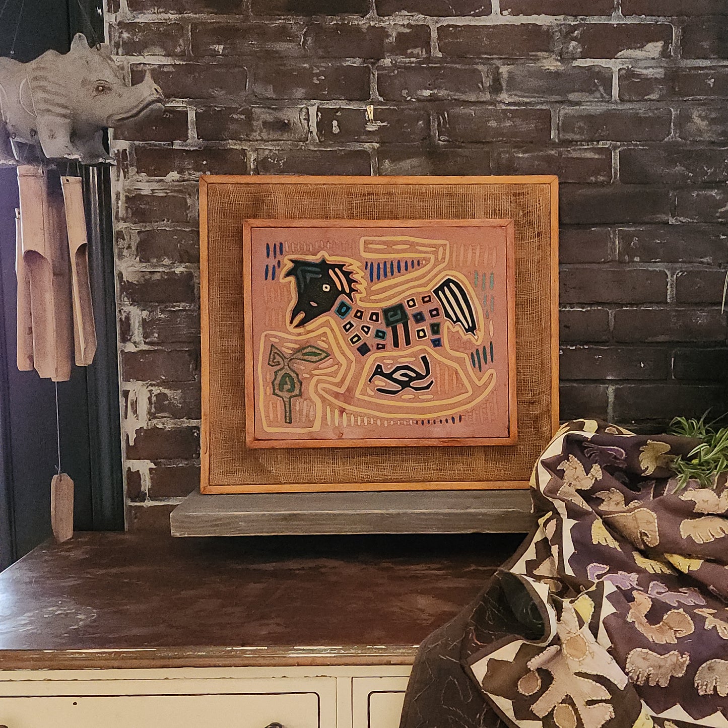 Rocking Horse Guna Mola Textile